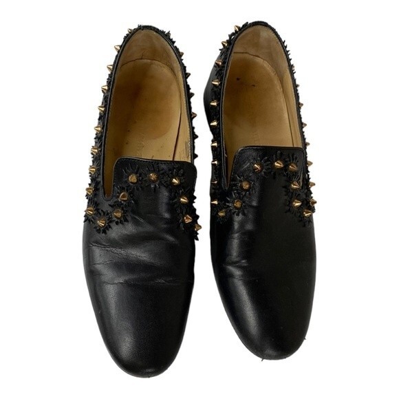 Melvin & Hamilton Claire 1 Black Studded Loafers size 37 - Picture 12 of 13